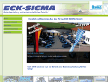 Tablet Screenshot of eck-sicma.com